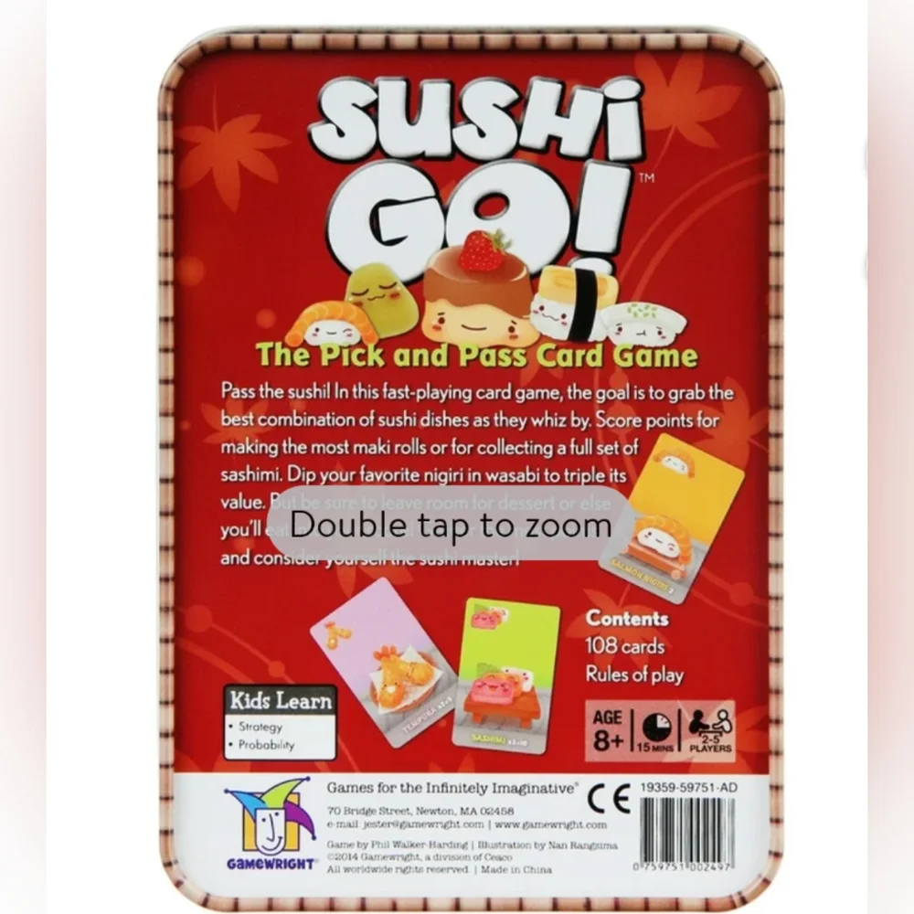 NWOT Sushi Go! Game by Gamewright